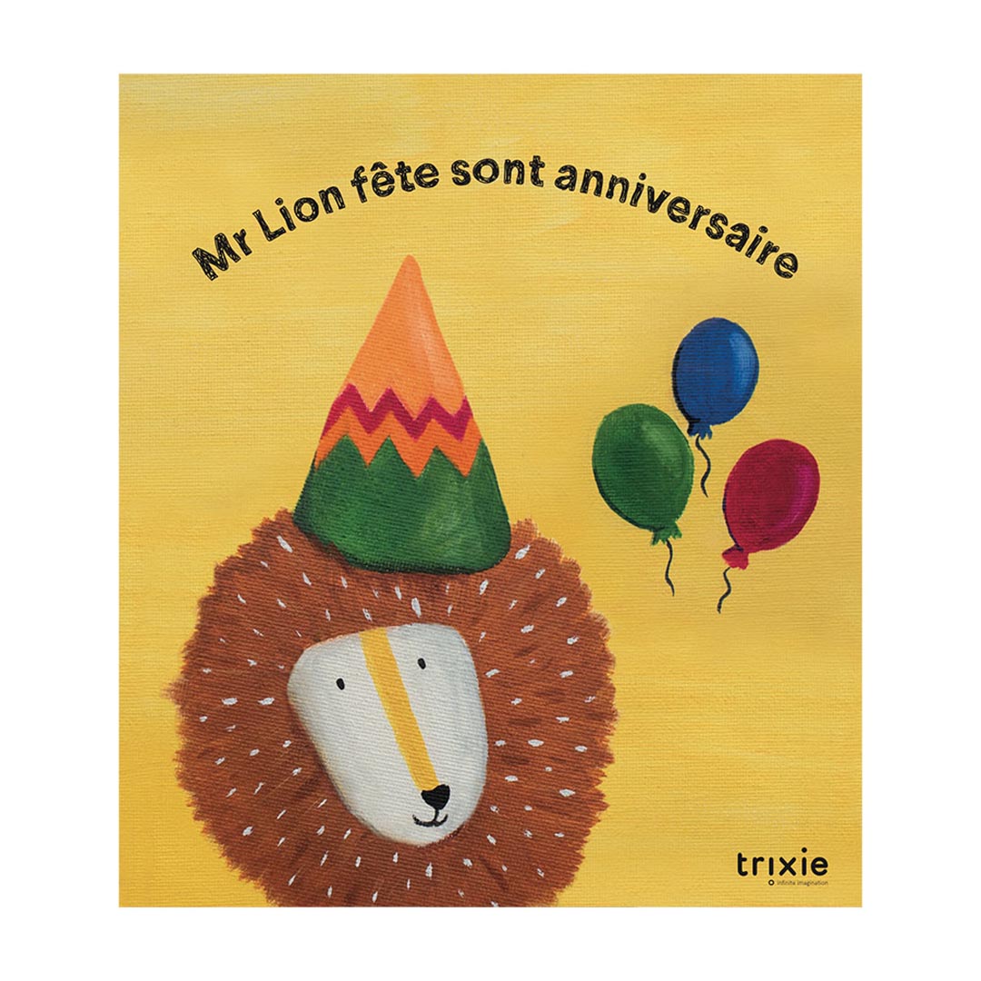 Livre de conte - Le Lion fête son anniversaire FR